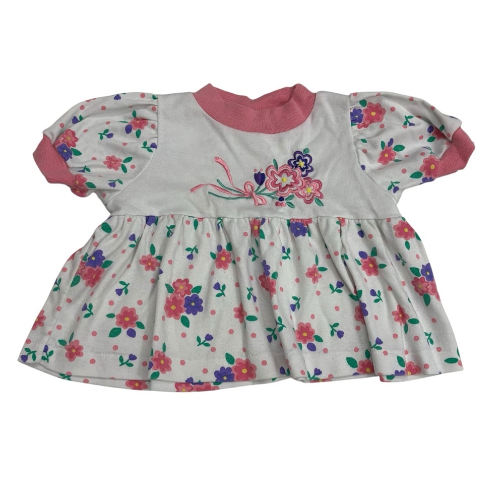 Vintage healthtex floral spring / summer top sz 9m